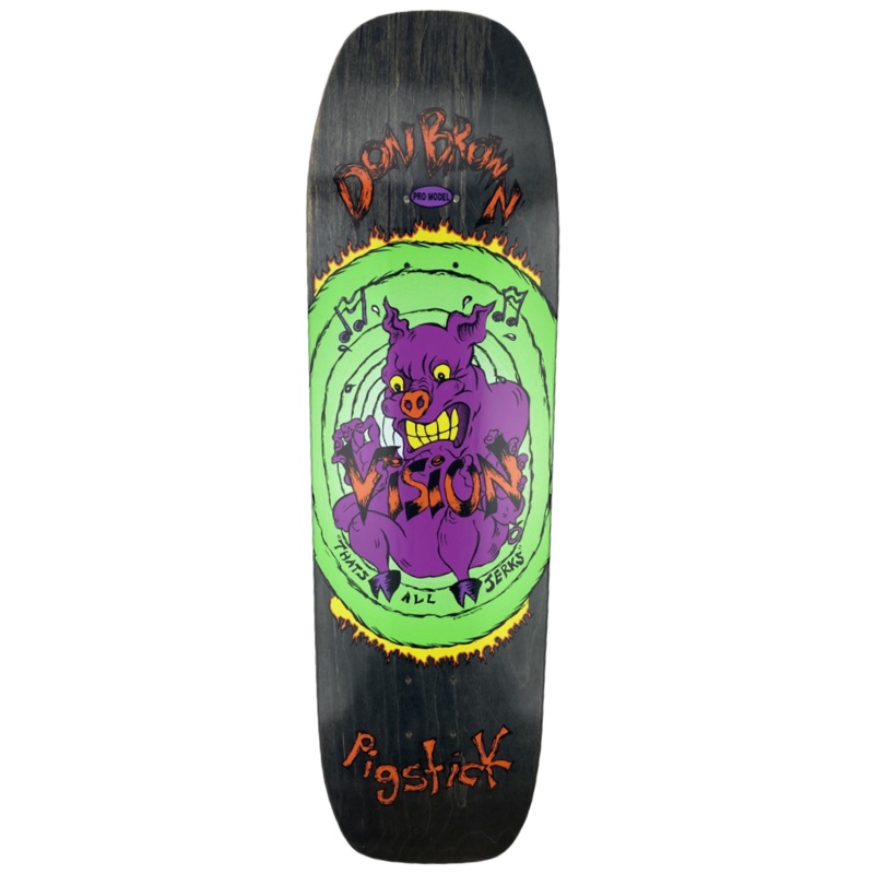 Vision Don Brown Pig Stick Modern Shape Deck – 8.75″x32.25″