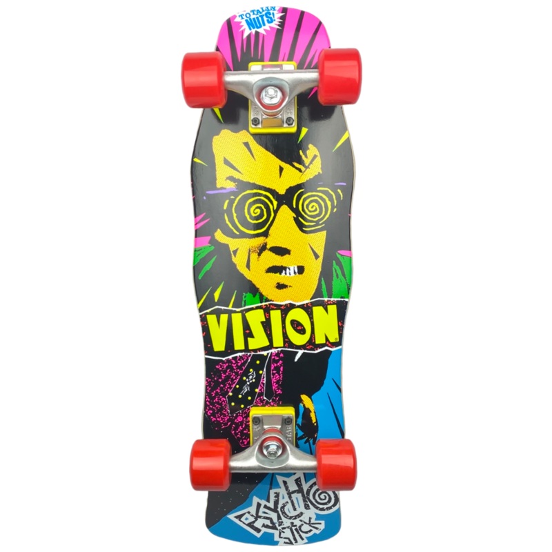 Vision Psycho Stick Mini Cruiser Complete Blue – 8″x28.75″