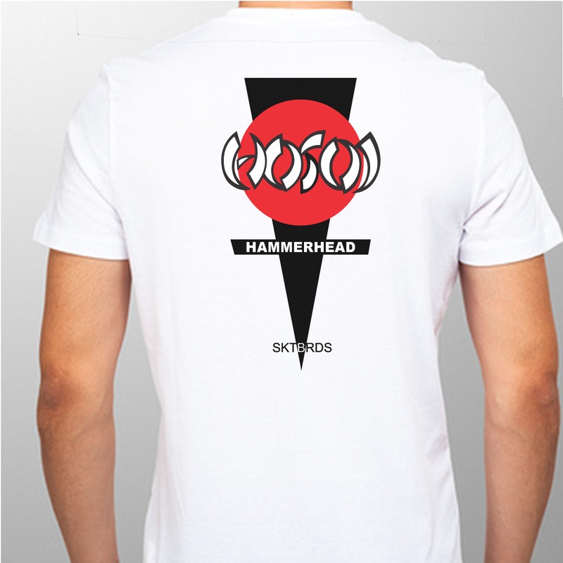 Hosoi Hammerhead Logo T-Shirt – White