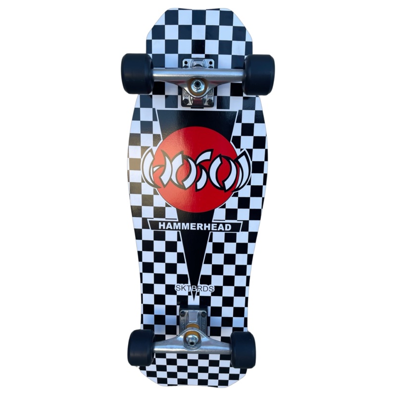 Hosoi O.G. Hammerhead Black/White Checkerboard Complete Skateboard- 10.25″x31″