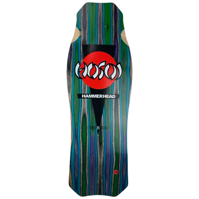 Hosoi Skateboards O.G. Hammerhead Swirl Limited Deck #160  10.5″x31″