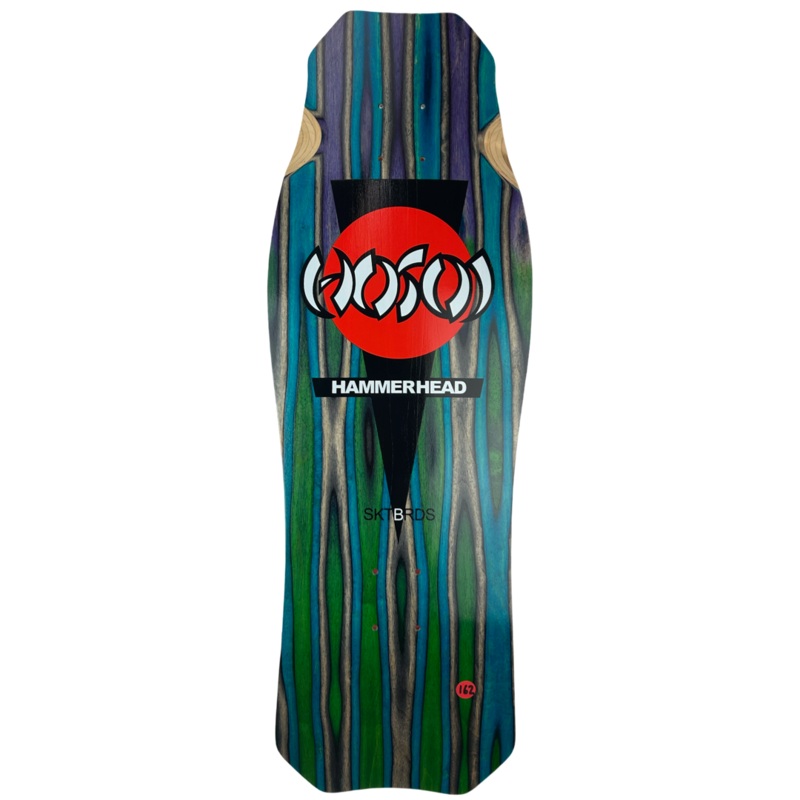 Hosoi Skateboards O.G. Hammerhead Swirl Limited Deck #162  10.5″x31″