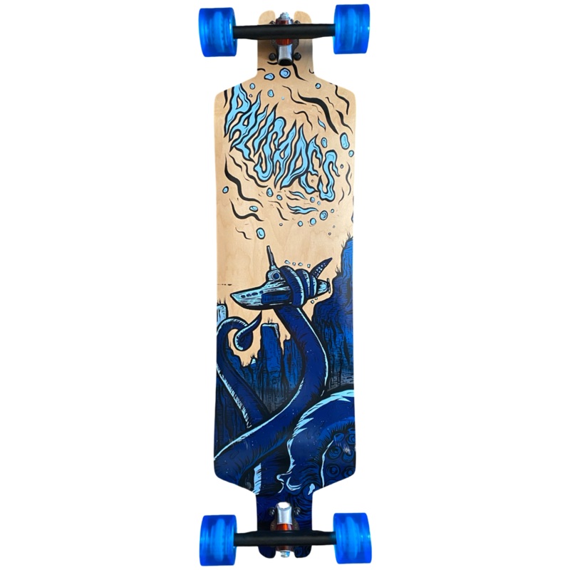 SALE Palisades Drop Through Longboard Complete Blem  – 9″x36″