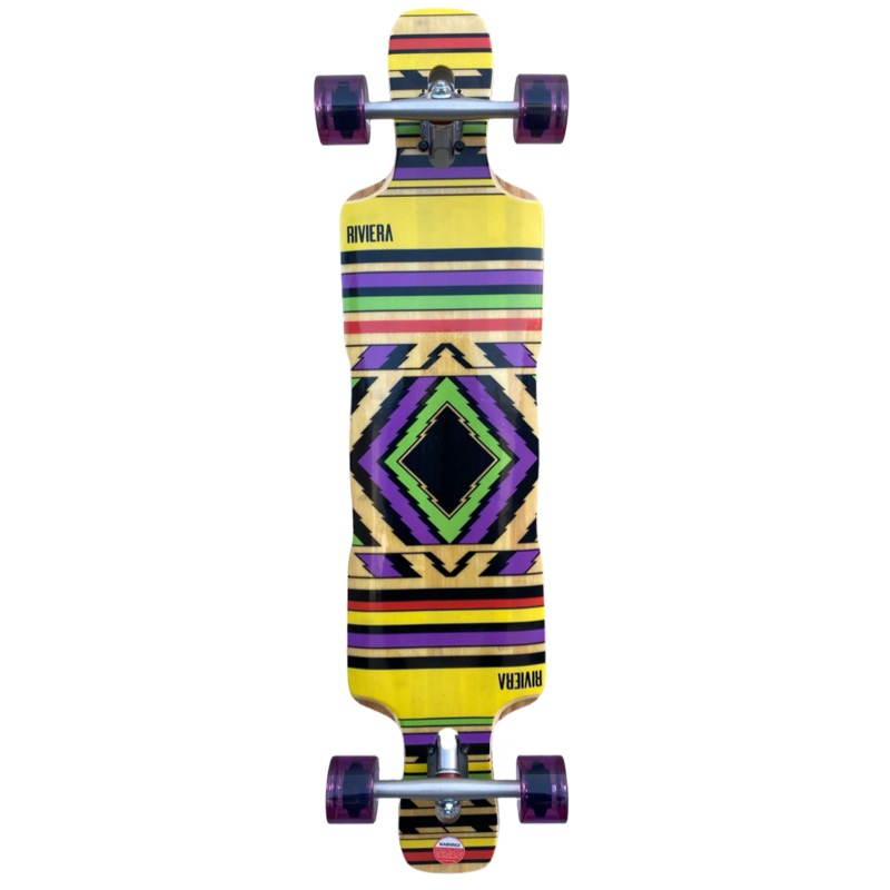 SALE Riviera Dineh Drop Through Longboard Complete Blem – 8.75″x37″