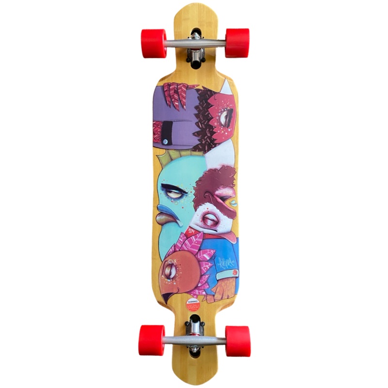 SALE Riviera Drop Through Longboard Complete Blem – 9.5″x41″