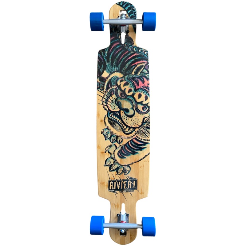 SALE Riviera Drop Through Longboard Complete Blem – 9″x42.25″