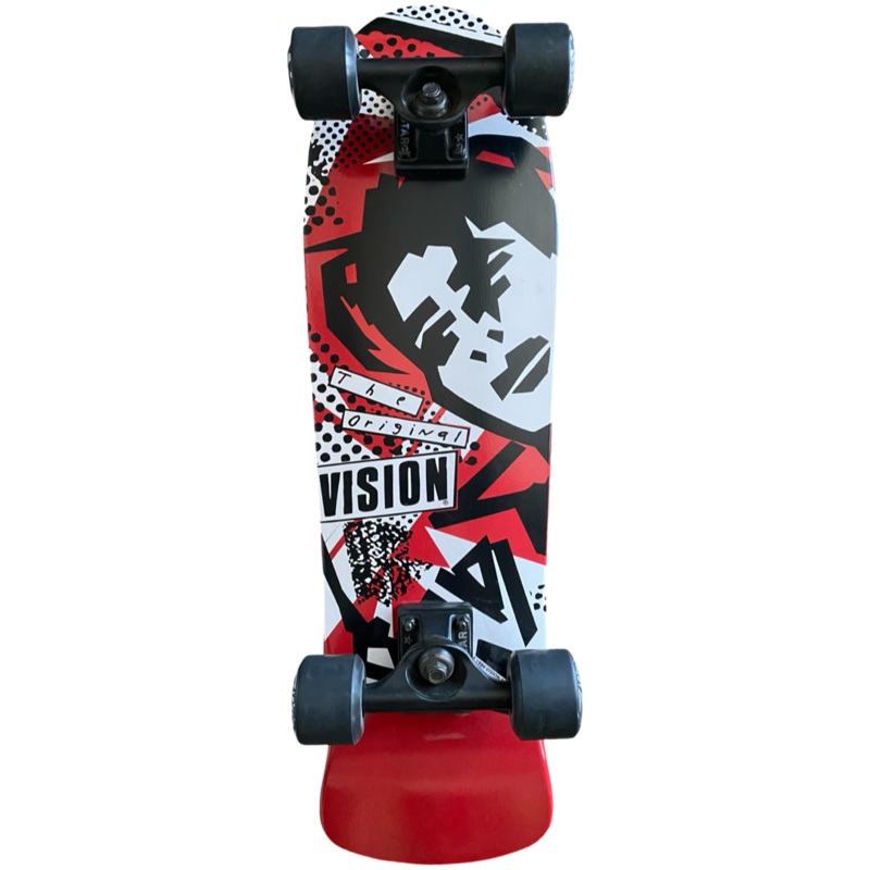 SALE Vision Original MG Mini Cruiser Complete Red Blem- 8″x28.75″