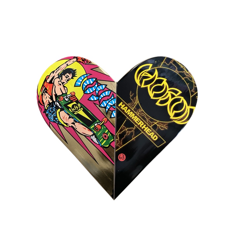 Skateboard Heart Art #63
