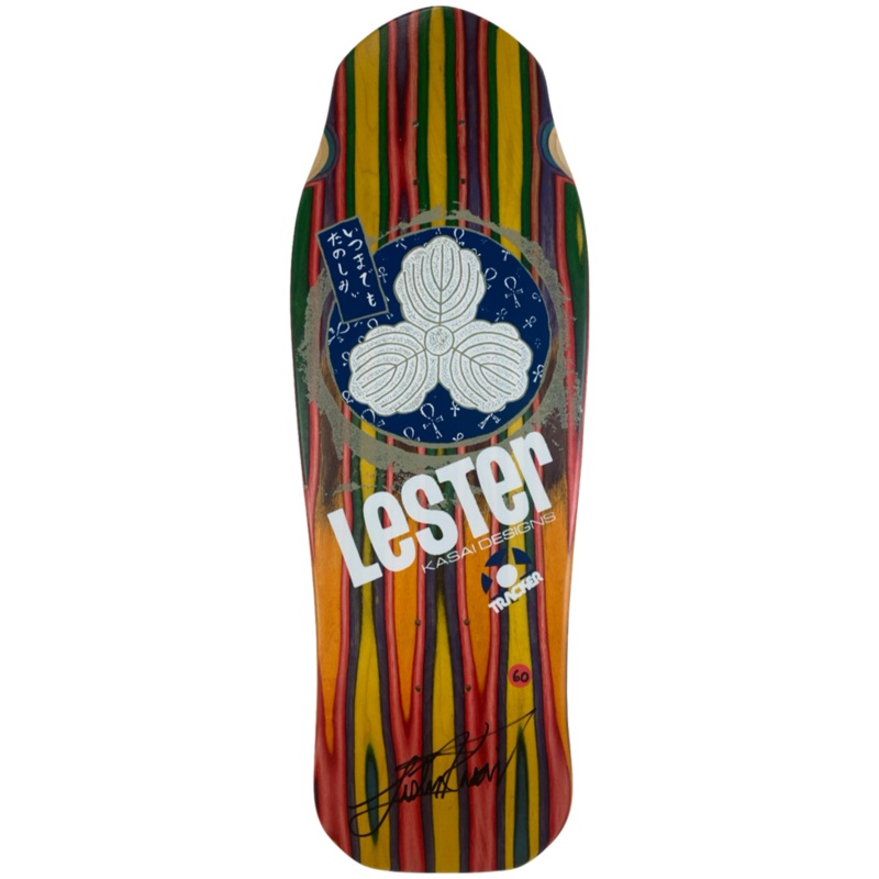 Tracker Lester Kasai Signed Oak Leaf Swirl -#60 Limited Deck – 10 3/8″ x 30.5″