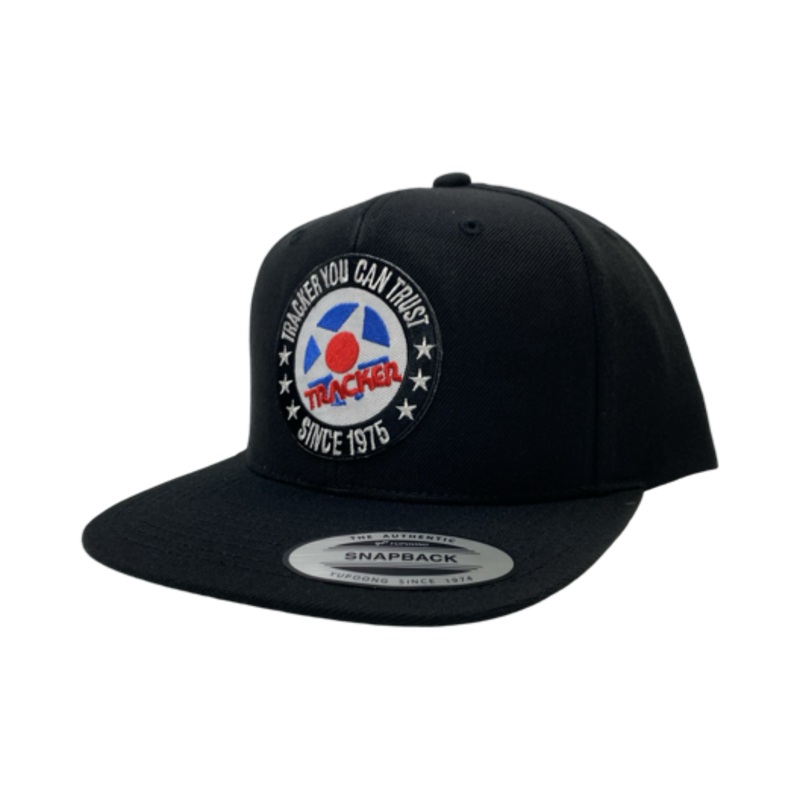 Tracker Trucks Star Black Snapback Hat