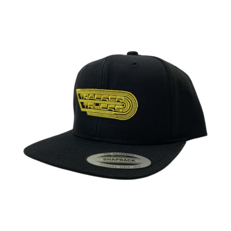 Tracker Trucks Wing Black Snapback Hat